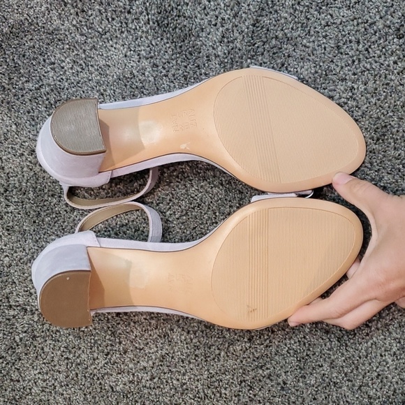NEW Naturalizer Womens Vera Blue Ankle Suede Strap Heels Sandals Shoes sz 9 - Picture 14 of 14
